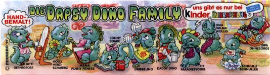 Die Dapsy Dino Family  1996/1997