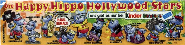 Die Happy Hippo Hollywood Stars  1997/1998