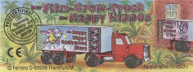 Der Film-Crew-Truck der Happy Hippos  1997/1998