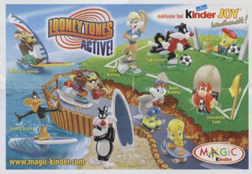 Looney Tunes Active - Serie 2008 aus Kinder Joy
