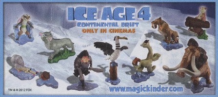 Ice Age 4 - Serie aus Kinder Joy 2012