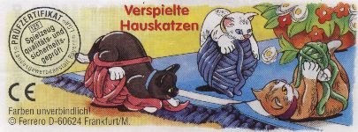 Verspielte Hauskatzen 2001/2002