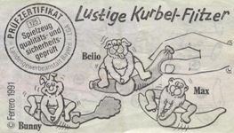 Lustige Kurbel-Flitzer  1991/1992