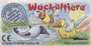 Wackeltiere  1994/1995