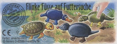 Flinke Fsse auf Futtersuche  1995/1996