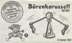 Brenkarussell  1991/1992