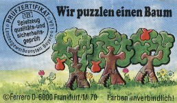 Wir puzzlen einen Baum  1993/1994