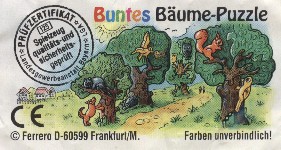 Buntes Bume-Puzzle  1994/1995