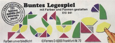 Buntes Legespiel  1994/1995