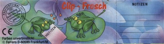 Clip-Frosch  1996/1997