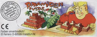 Pyramiden Puzzle  1997/1998