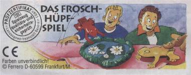 Das Frosch-Hpfspiel  1998/1999