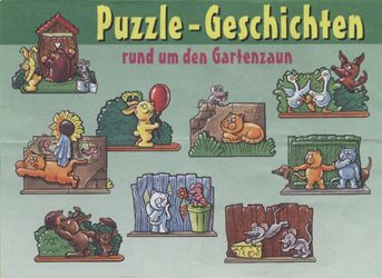 Puzzle-Geschichten rund um den Gartenzaun  1998/1999