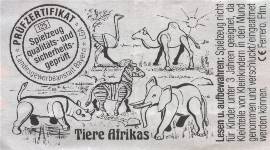 Tiere Afrikas  1990/1991