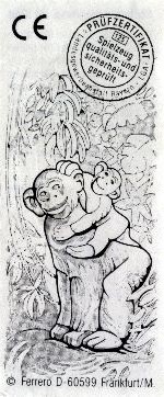 Schimpansenmama mit Kind  1998/1999