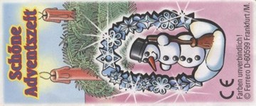 Schne Adventszeit  Weihnachten 1998