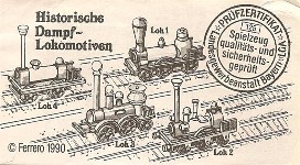 Historische Dampf-Lokomotiven  1990/1991