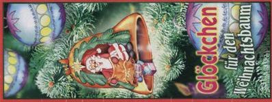 Glckchen fr den Weihnachtsbaum  Weihnachten 2002